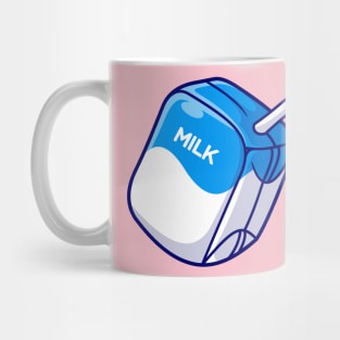 Floating Milk Spilled Cartoon Mug